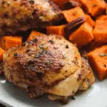 Honey Roasted Chicken and Sweet Potatoes