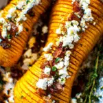 Loaded Hasselback Butternut Squash