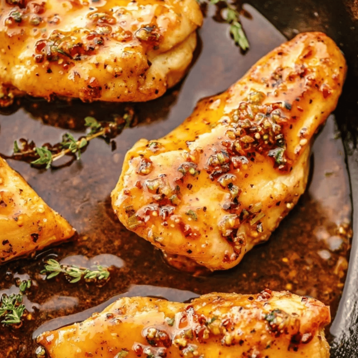 Maple Mustard Glazed Chicken