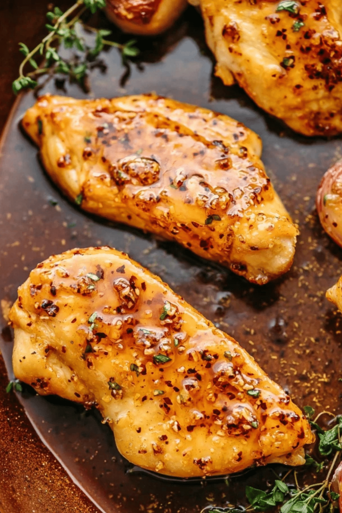 Maple Mustard Glazed Chicken