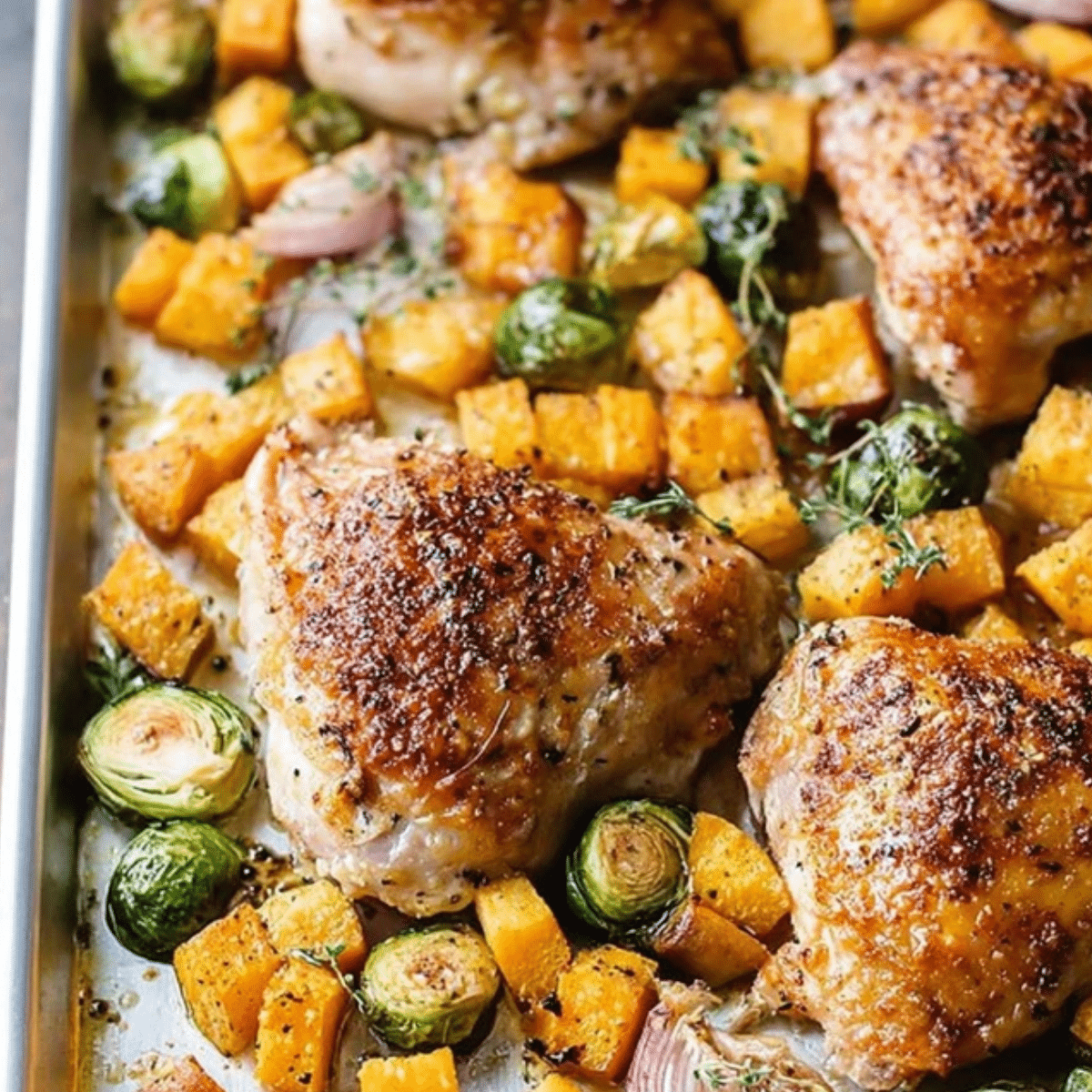 Maple Mustard Roasted Chicken