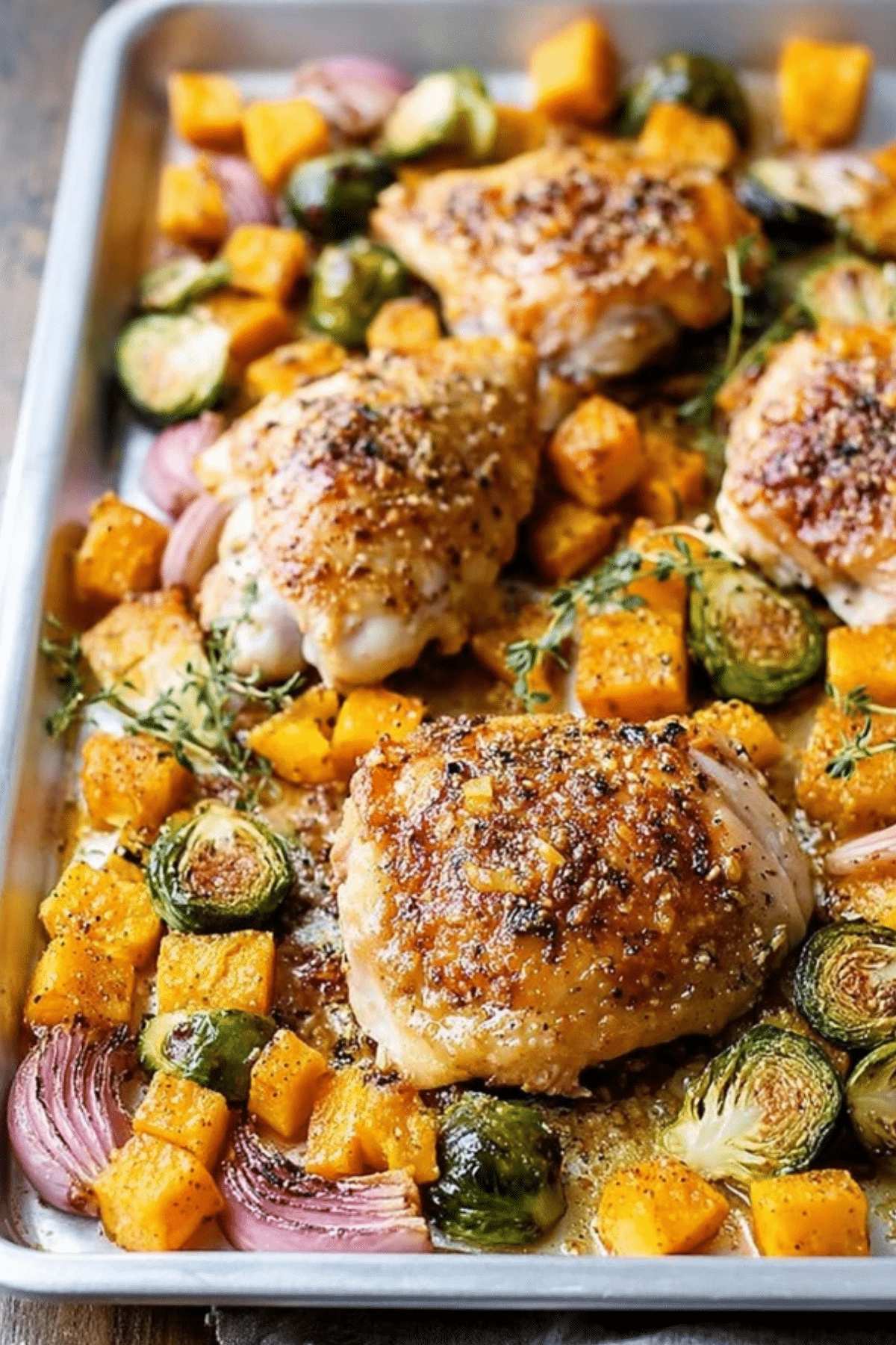 Maple Mustard Roasted Chicken