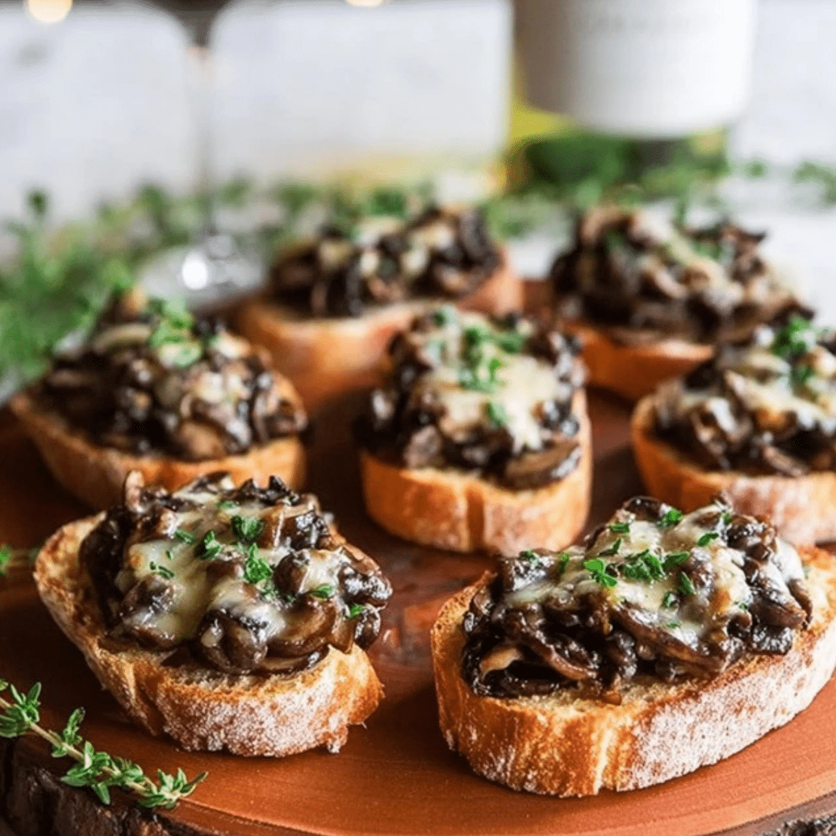 Mushroom Bruschetta