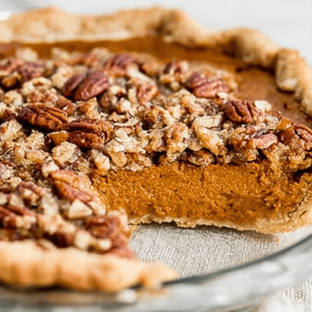 Praline Pumpkin Pie