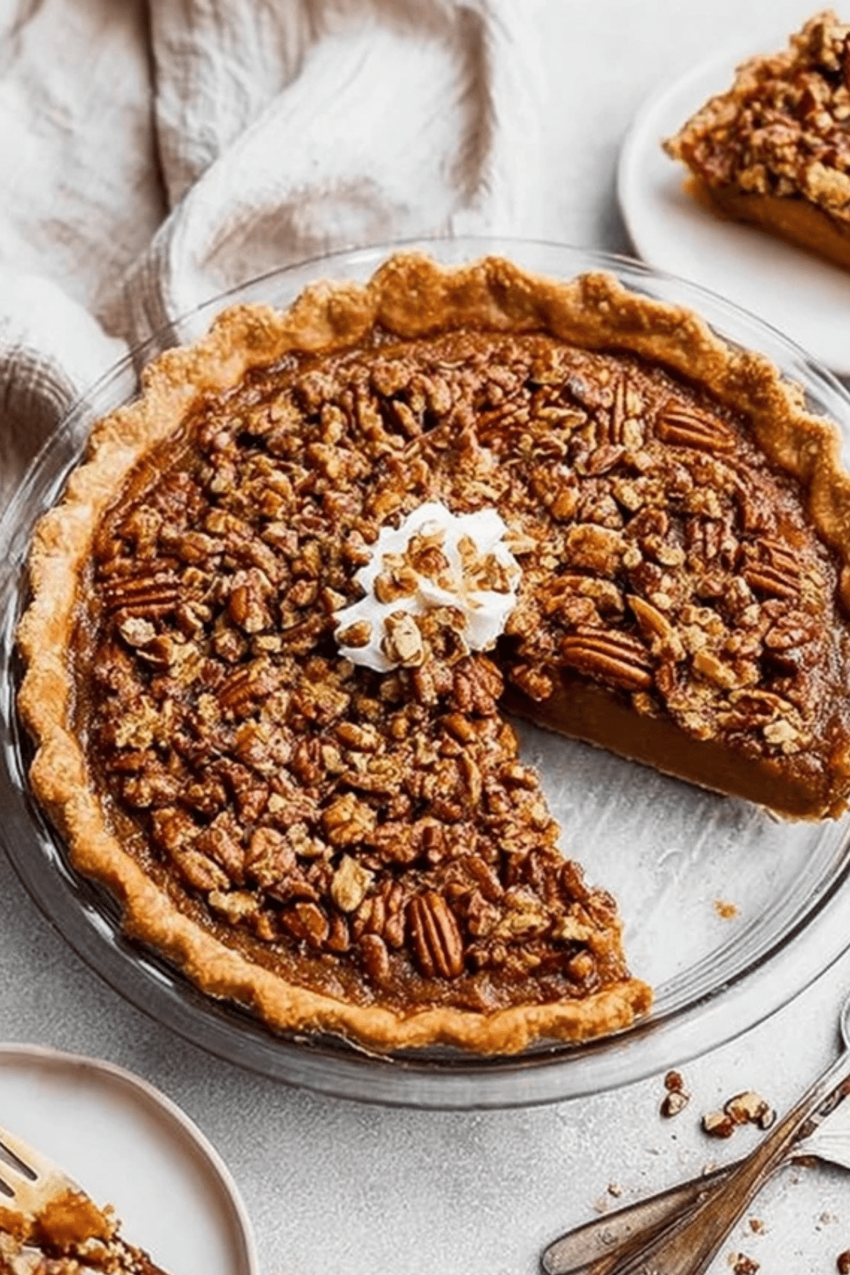 Praline Pumpkin Pie