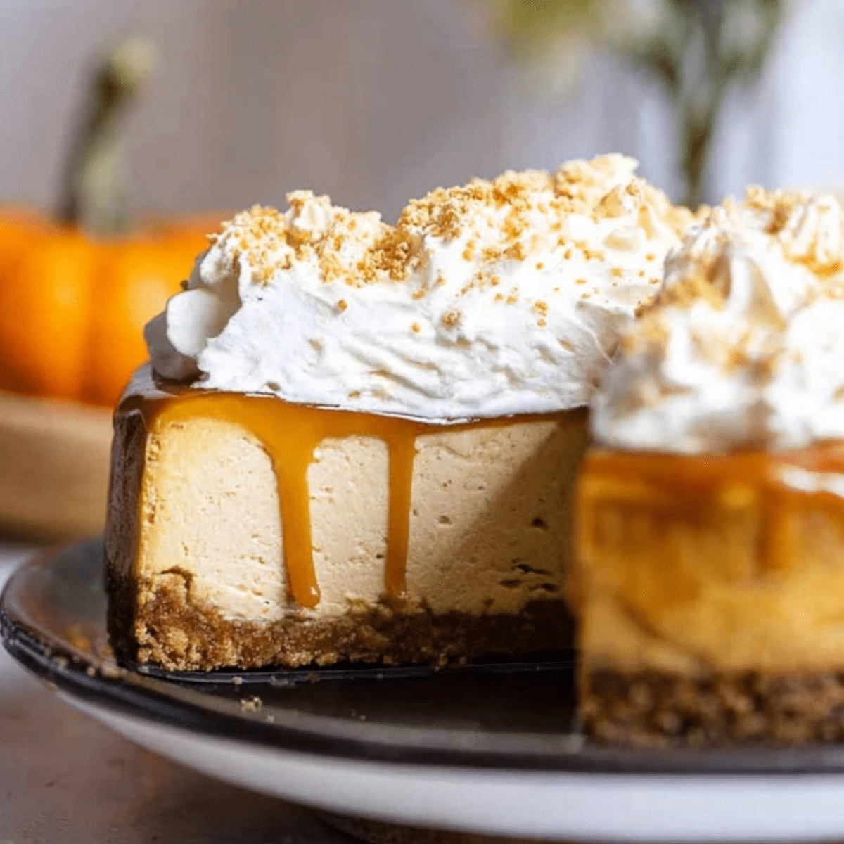 Pumpkin Caramel Cheesecake