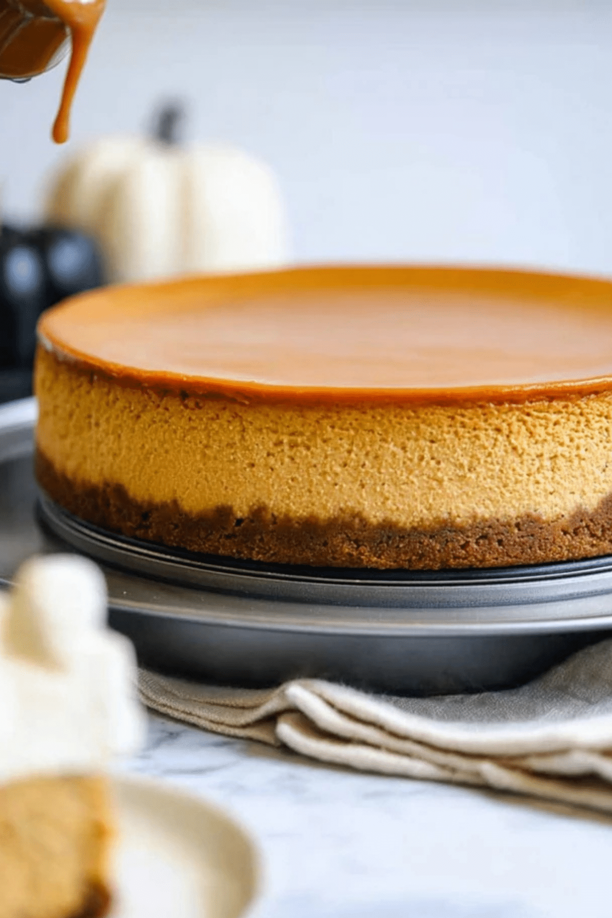 Pumpkin Caramel Cheesecake