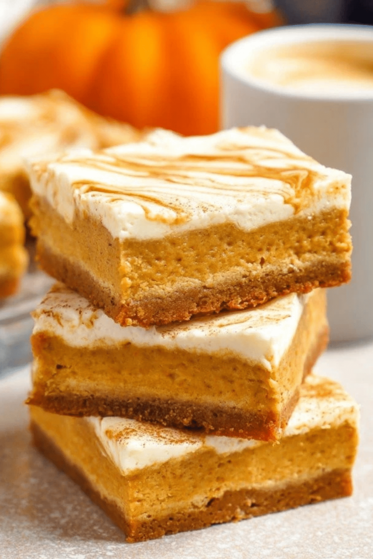 Pumpkin Cheesecake Bars