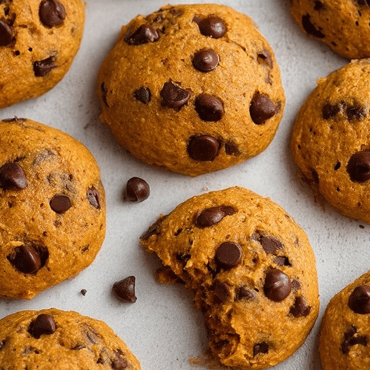 Pumpkin Chocolate Chip Cookies