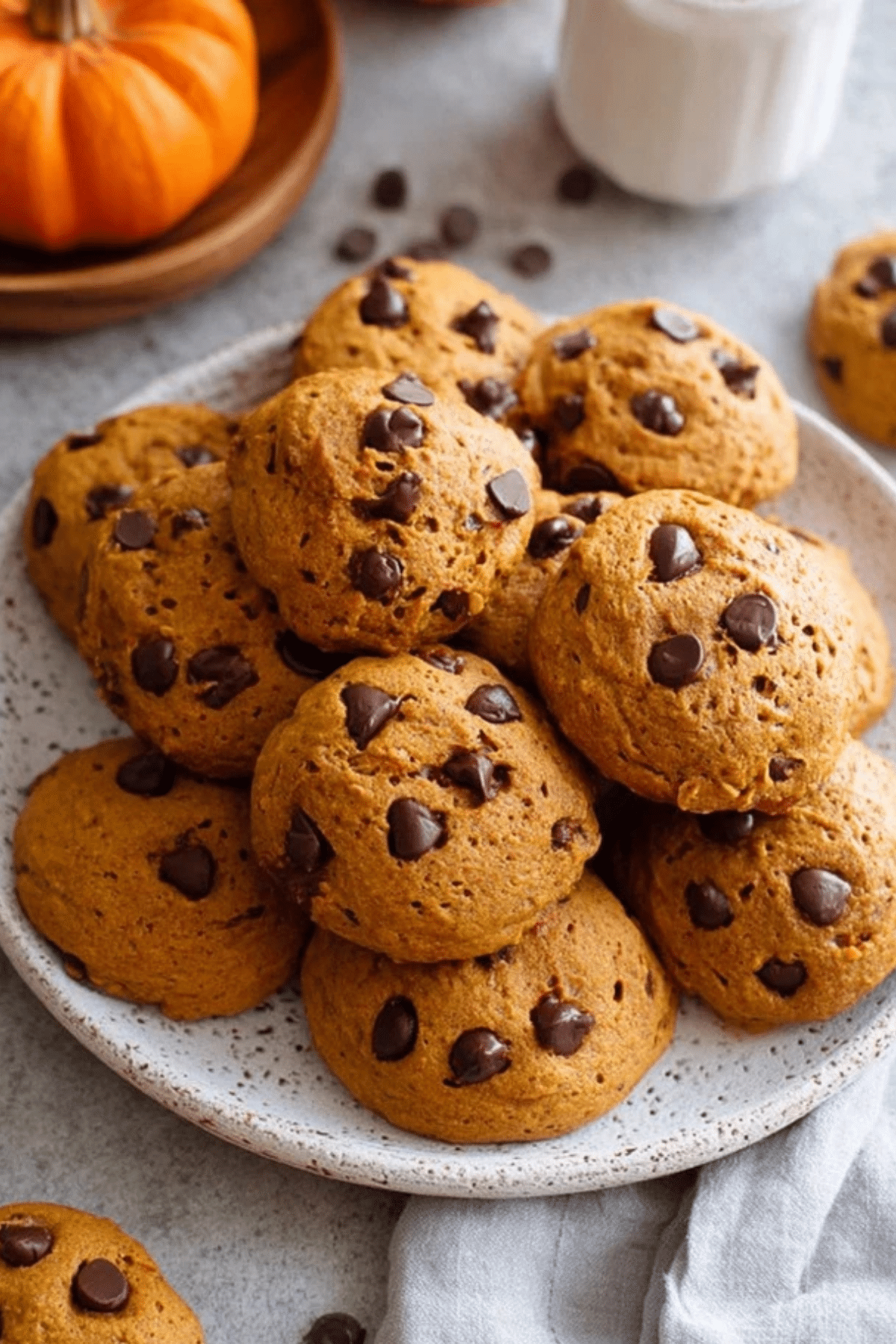 Pumpkin Chocolate Chip Cookies
