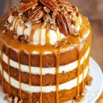 Pumpkin Salted Caramel Cake