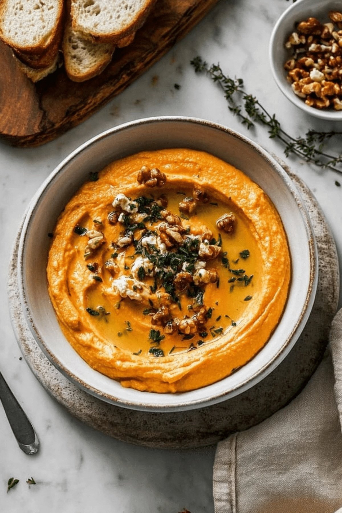 Pumpkin Whipped Feta Dip