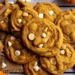 Pumpkin White Chocolate Chip Cookies