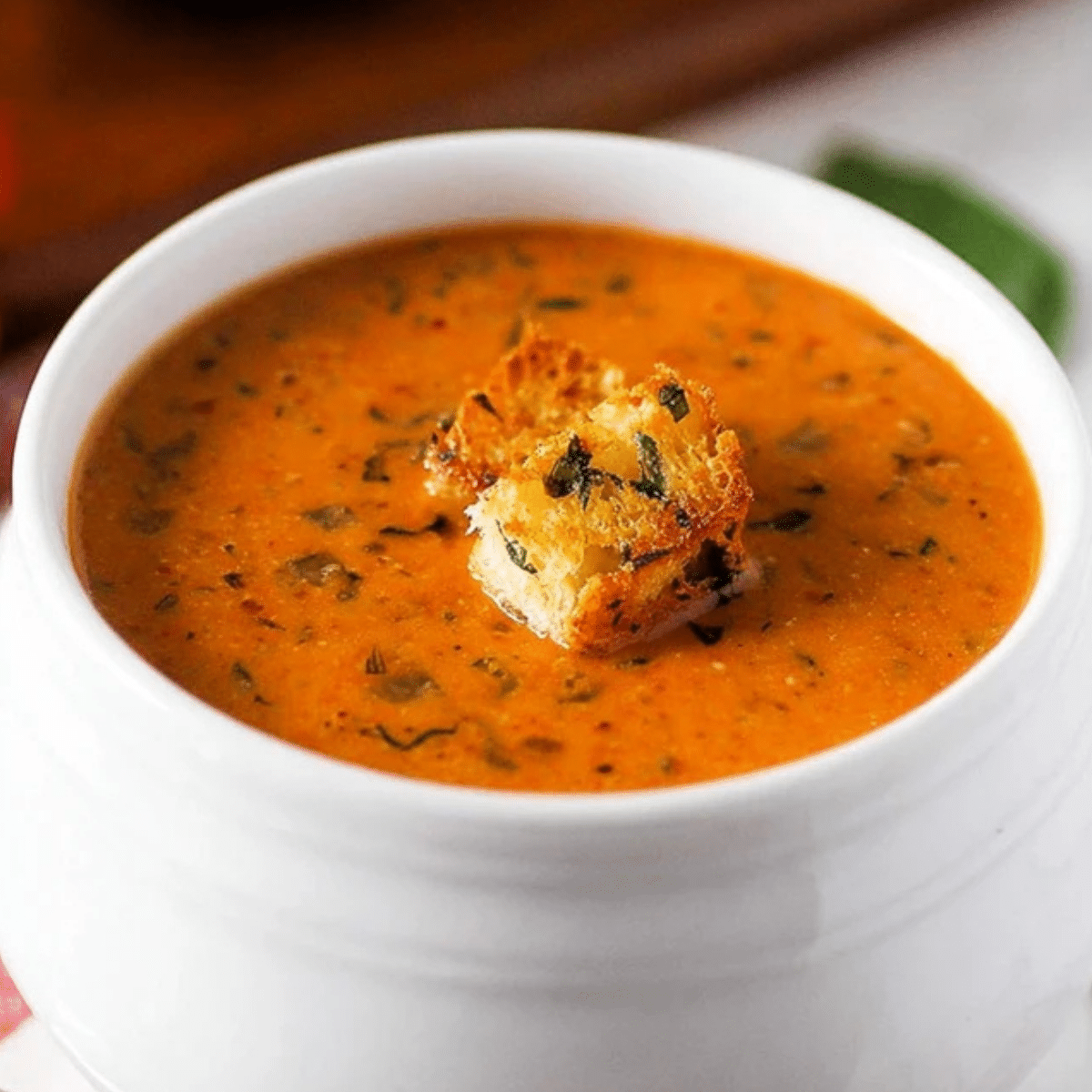 Roasted Tomato Basil Soup