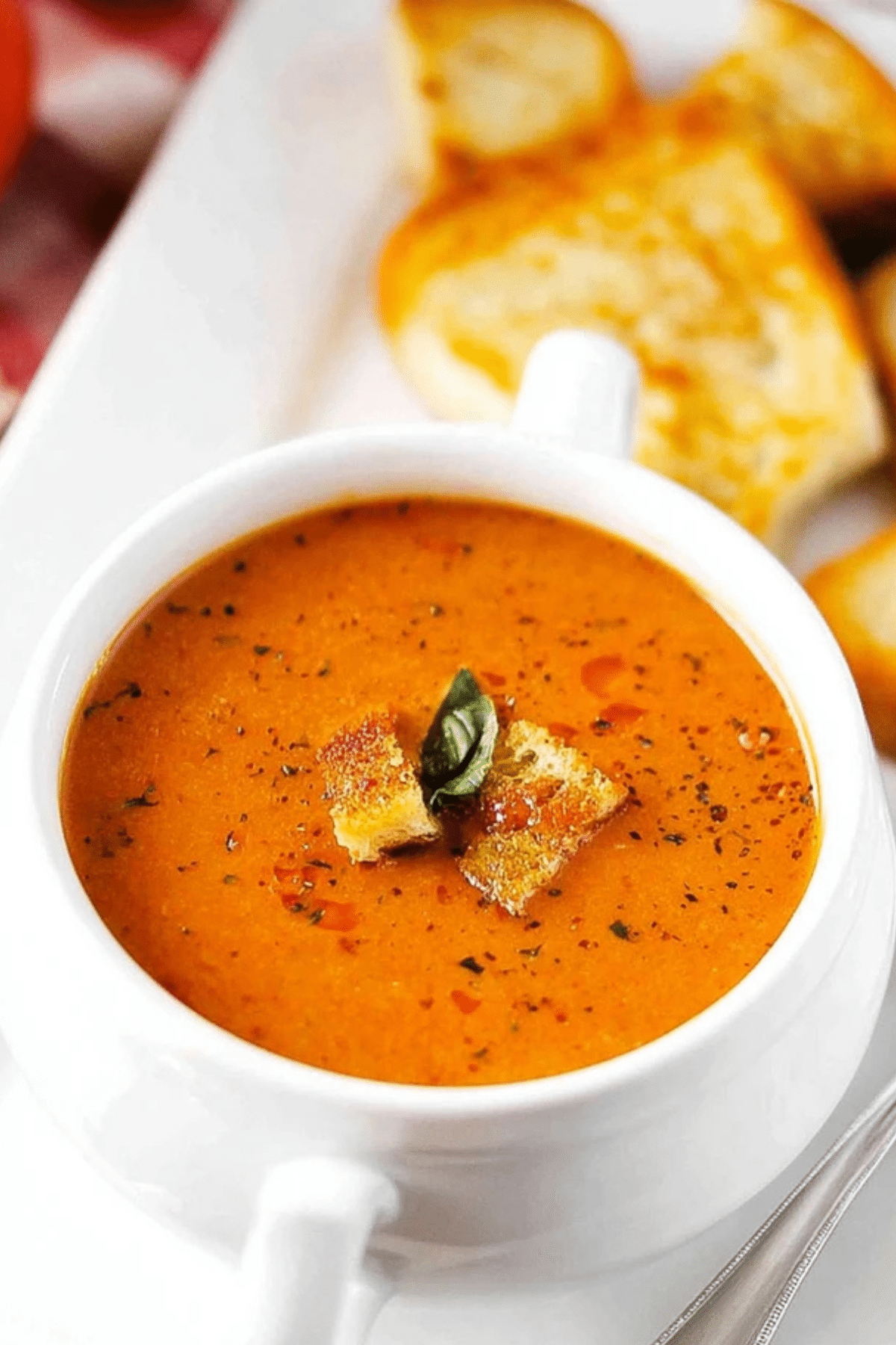 Roasted Tomato Basil Soup