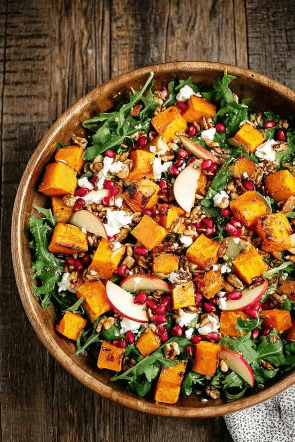 Salad with Butternut Squash and Apple