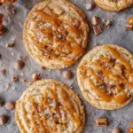 Salted Caramel Toffee Cookies