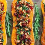 Sausage Stuffed Butternut Squash