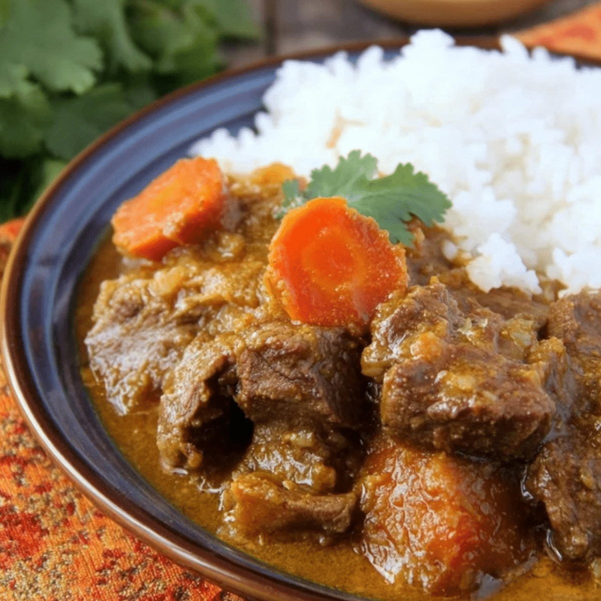 Slow Cooker Coconut Curry Beef Stew