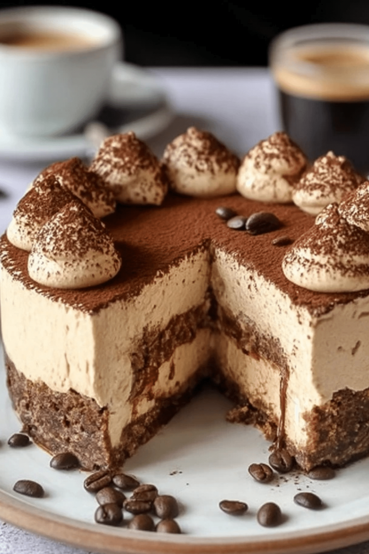 Tiramisu Cold Brew Coffee Cheesecake