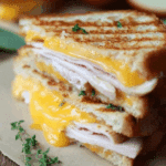 Turkey Apple and Cheddar Panini