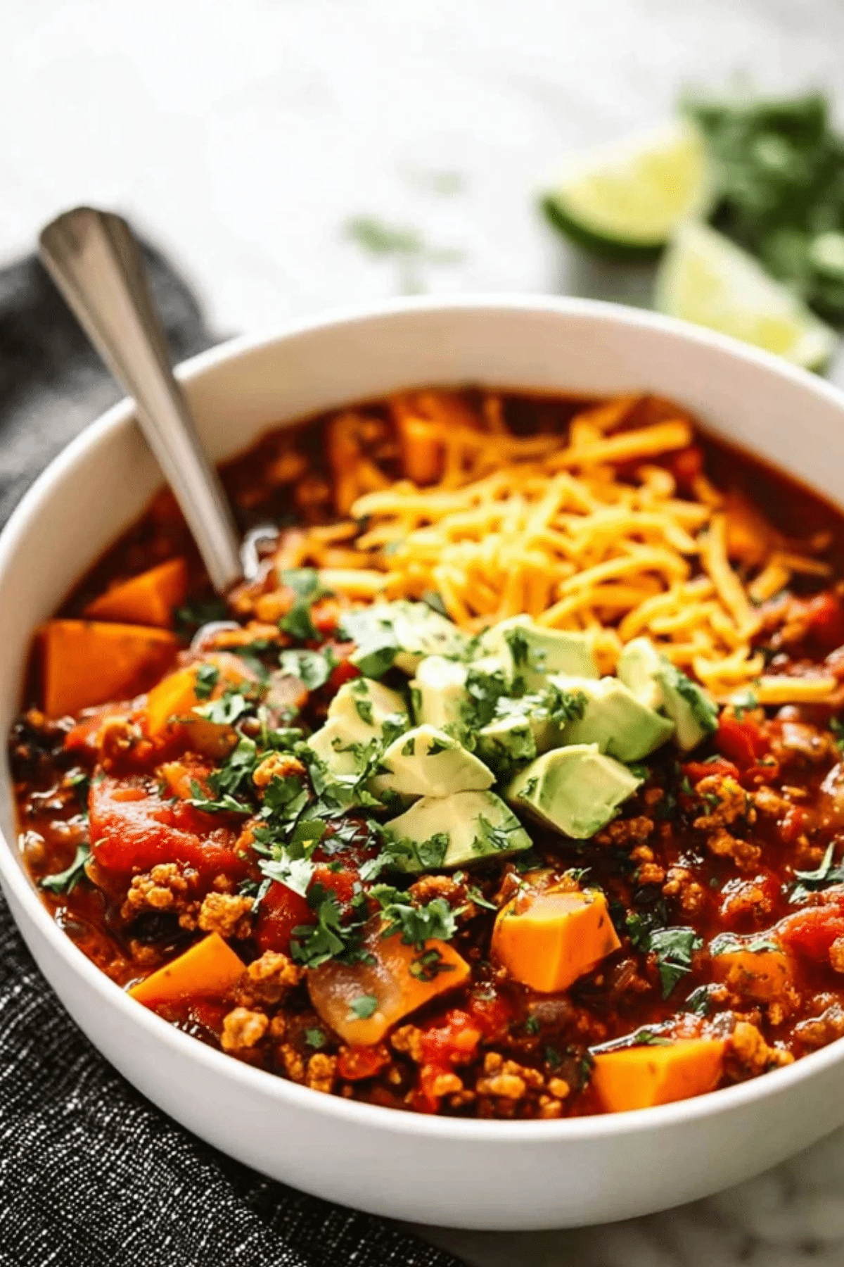 Turkey Sweet Potato Chili