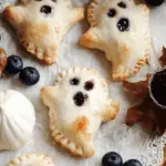 Vegan Blueberry Ghost Hand Pies