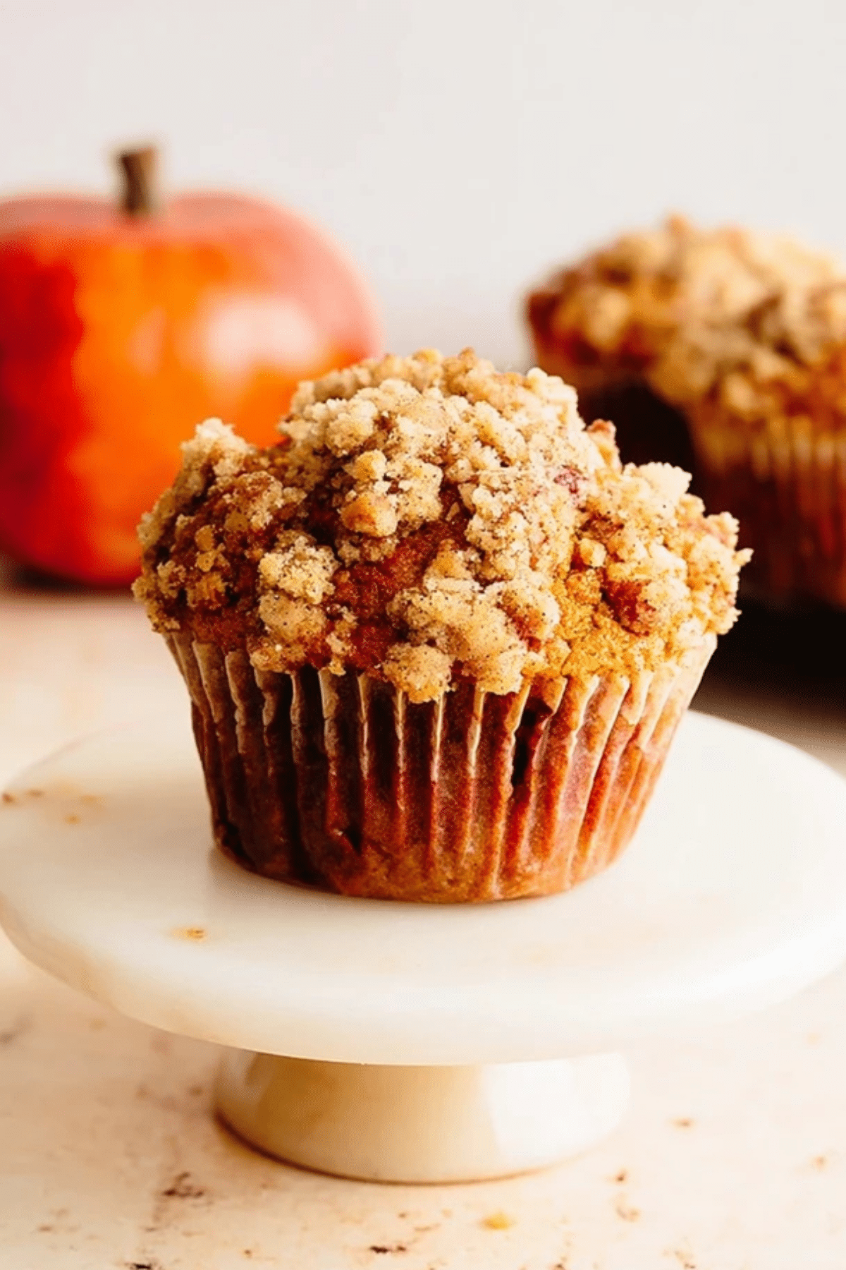 Apple Pumpkin Streusel Muffins