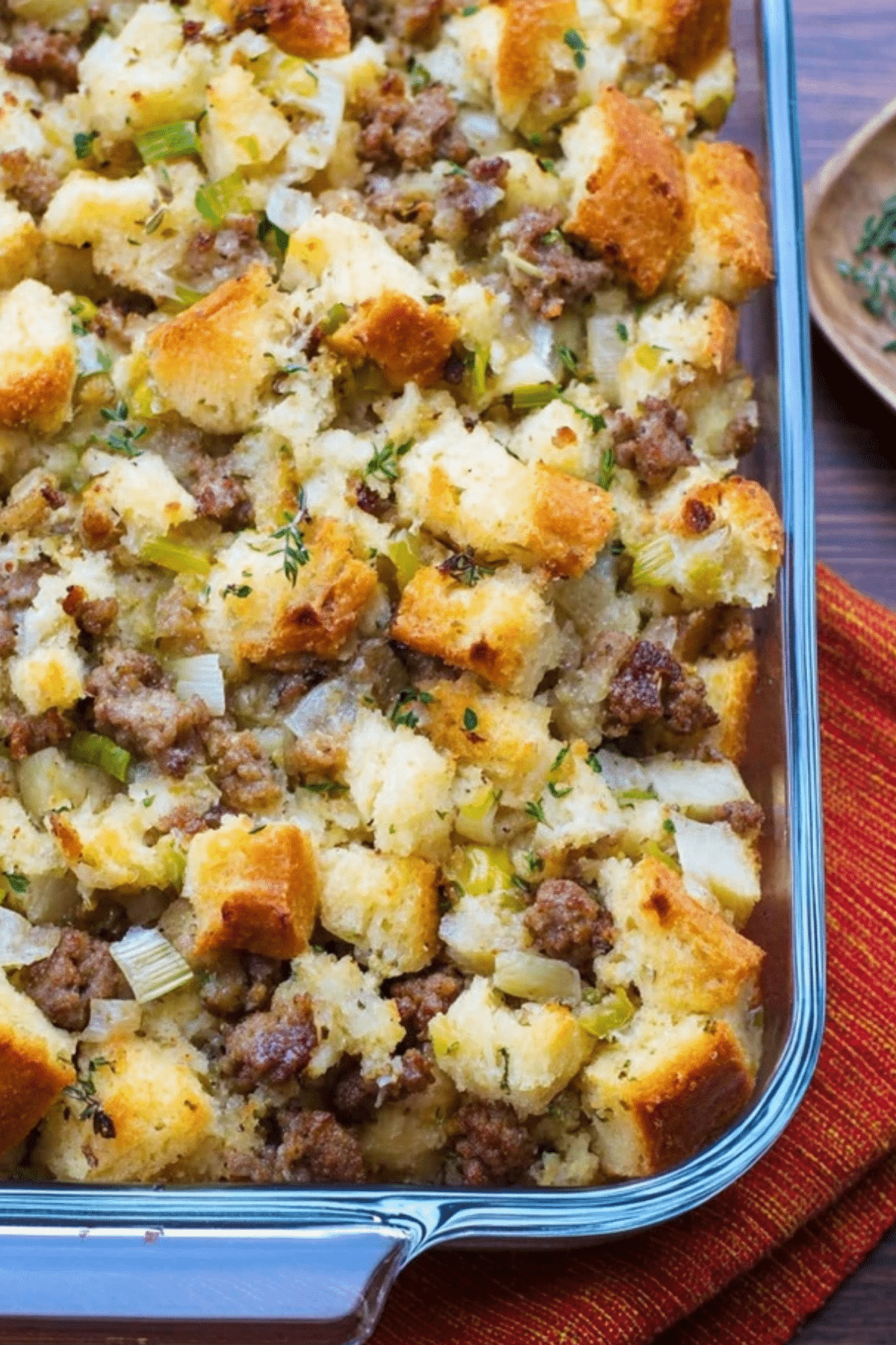 Best Italian Sausage and Herb Stuffing