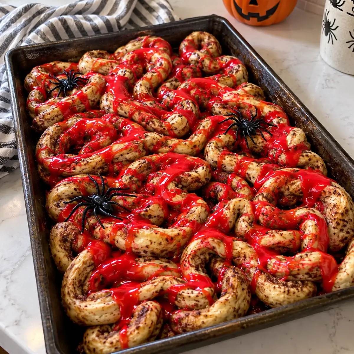 Bloody Guts Cinnamon Rolls