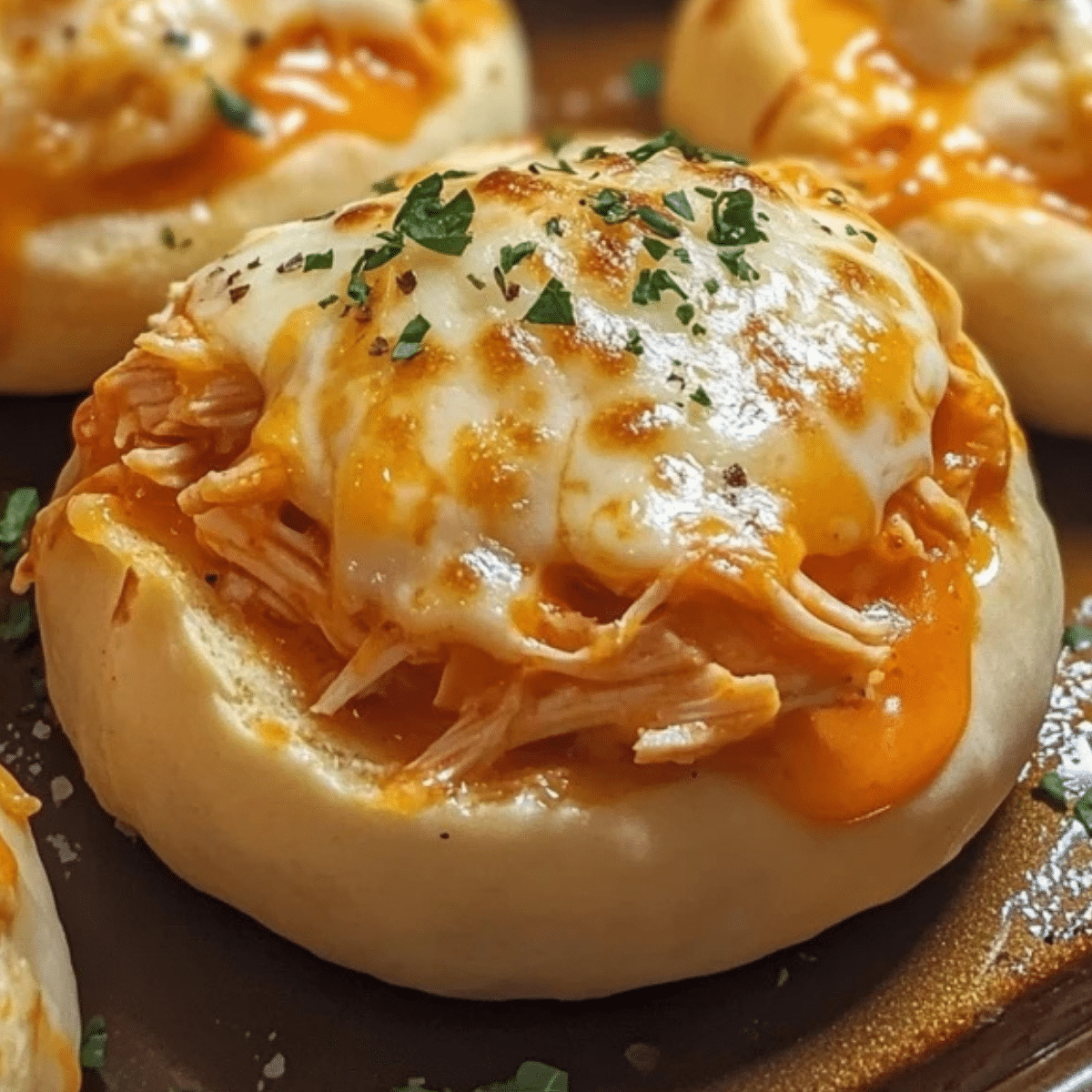 Buffalo Chicken Cheeseburger Bombs