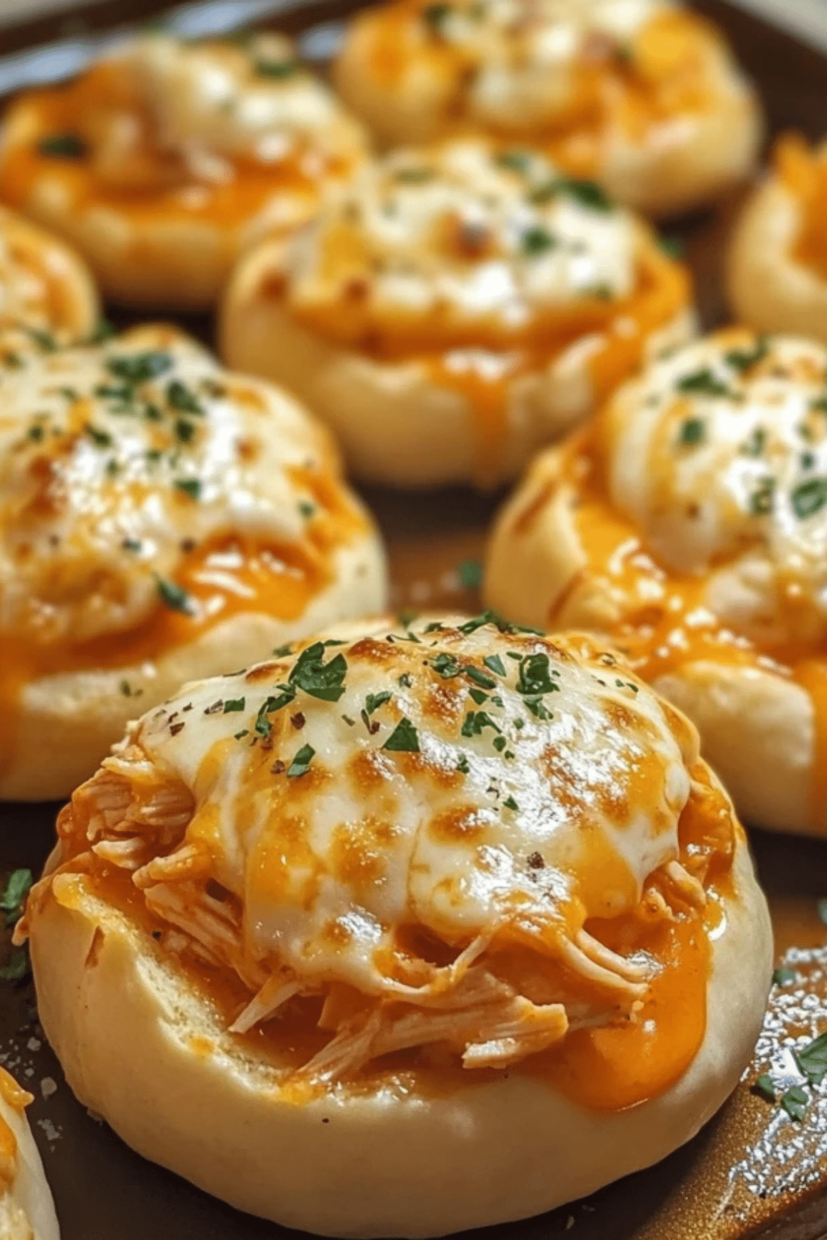 Buffalo Chicken Cheeseburger Bombs