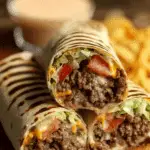 Burrito Style Cheeseburger Wraps
