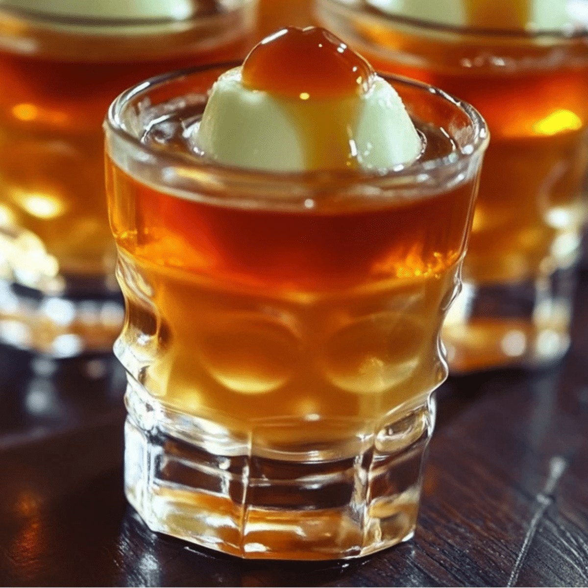 Caramel Apple Jello Shots