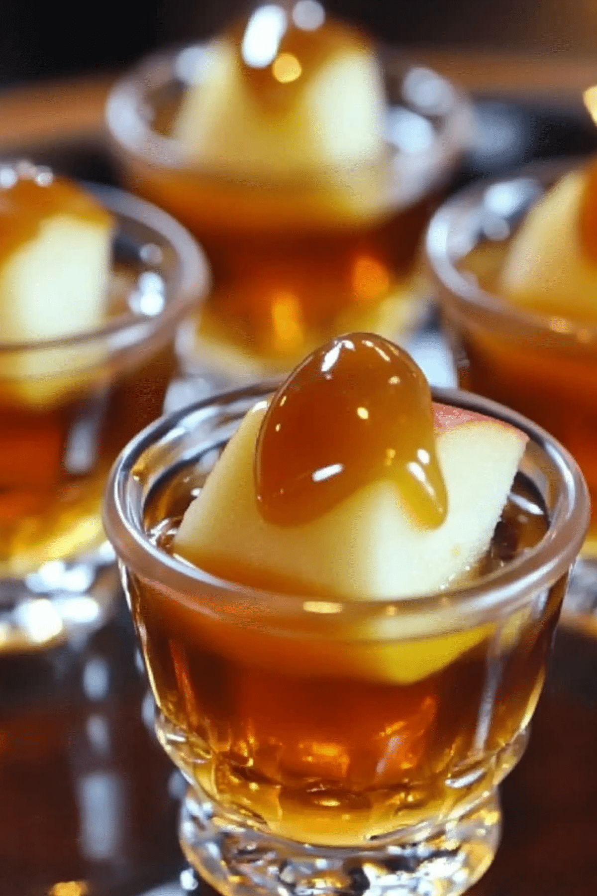Caramel Apple Jello Shots