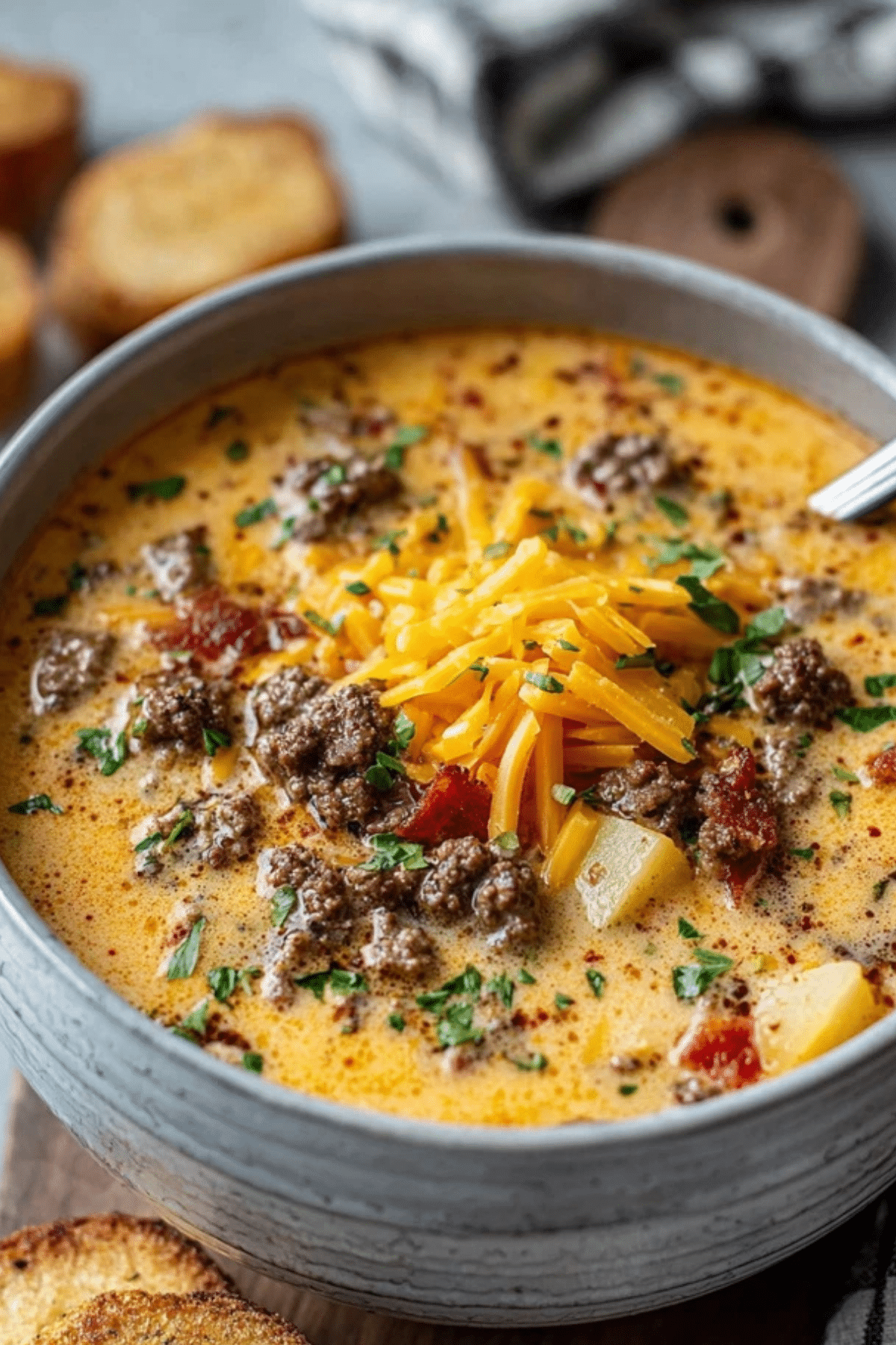 Cheeseburger Soup