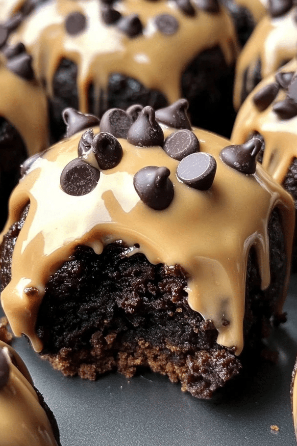 Chocolate Chip Cookie Dough Brownie Bombs