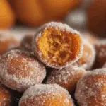 Cinnamon Sugar Pumpkin Donut Holes