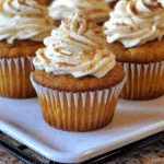 Cream-Filled Pumpkin Cupcakes