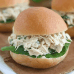 Crock Pot Chicken Caesar Sandwiches