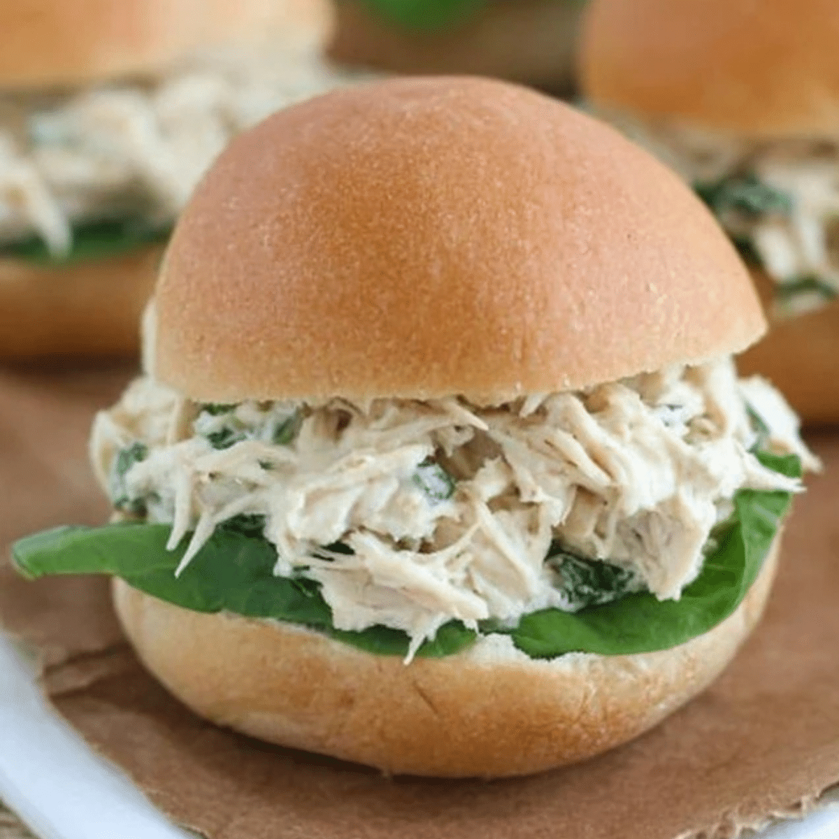 Crock Pot Chicken Caesar Sandwiches