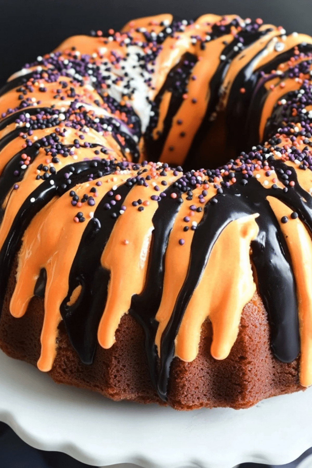 Easy Halloween Bundt Cake