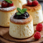 Fluffy Japanese Cotton Cheesecake Cupcakes