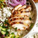 Greek Chicken Bowls With Tzatziki