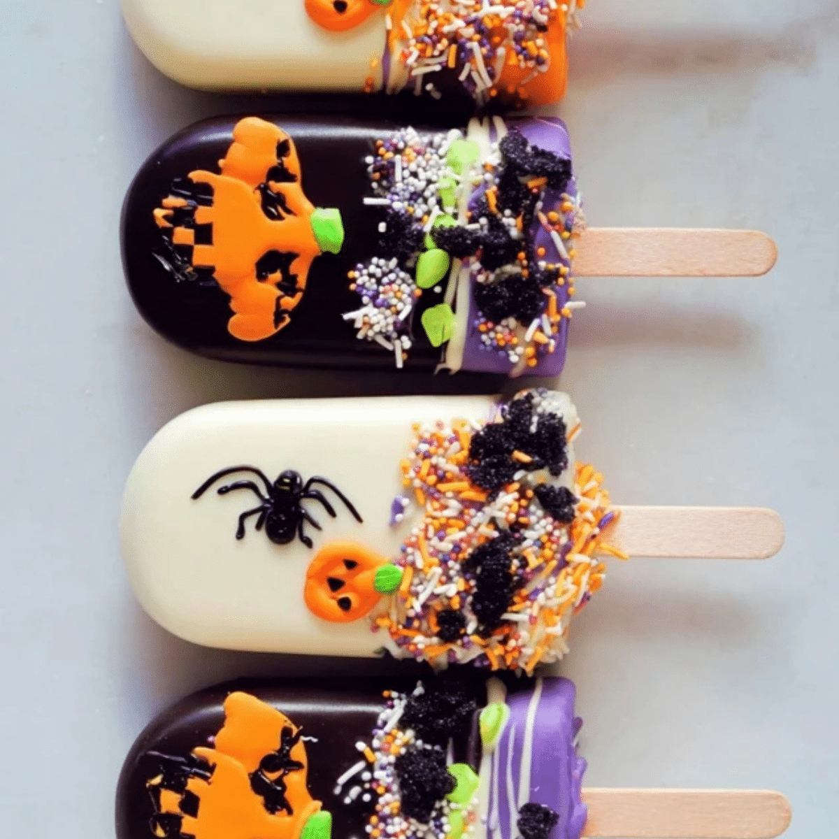 Halloween Cakesicles