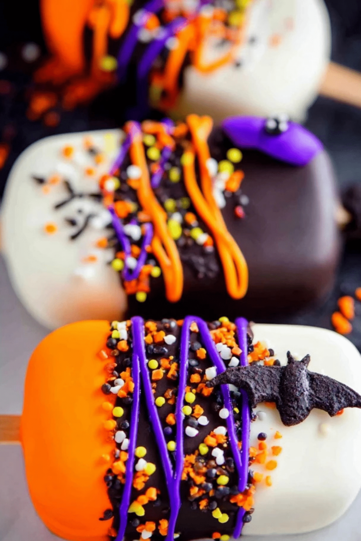 Halloween Cakesicles