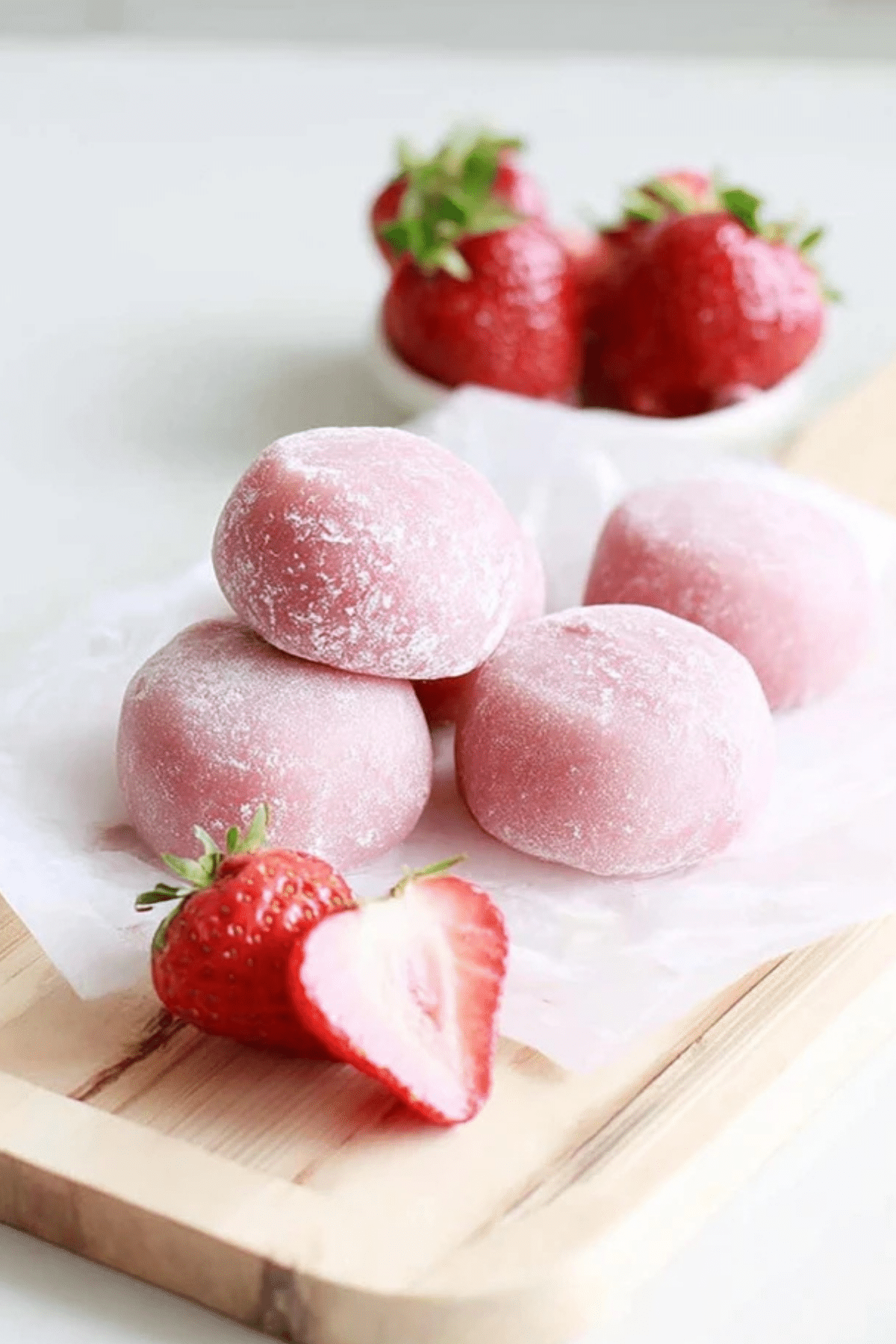 Healthy Strawberry Mochi