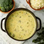 High Protein Broccoli Cheddar Soup