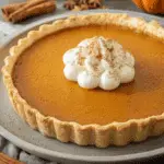 Homemade Fresh Pumpkin Pie