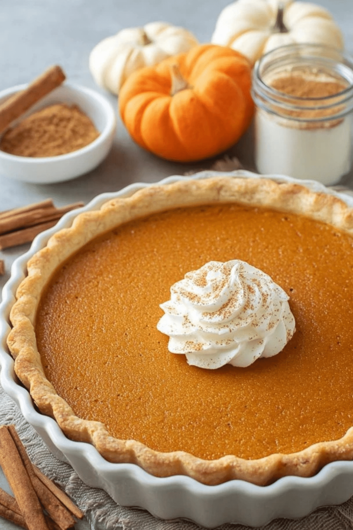 Homemade Fresh Pumpkin Pie